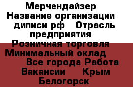 Мерчендайзер › Название организации ­ диписи.рф › Отрасль предприятия ­ Розничная торговля › Минимальный оклад ­ 25 000 - Все города Работа » Вакансии   . Крым,Белогорск